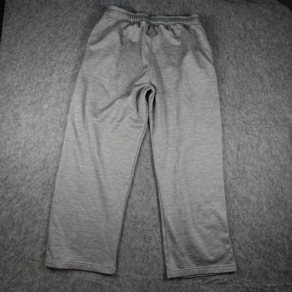 Adidas Pants Mens Large Gray Climawarm Fleece AA9580 Straight Leg Sweatpants